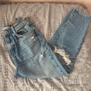 Zara Light Blue Boyfriend Jeans
